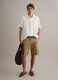 Beige Cargo-Shorts aus Stretch-Baumwolle, Regular Fit_0