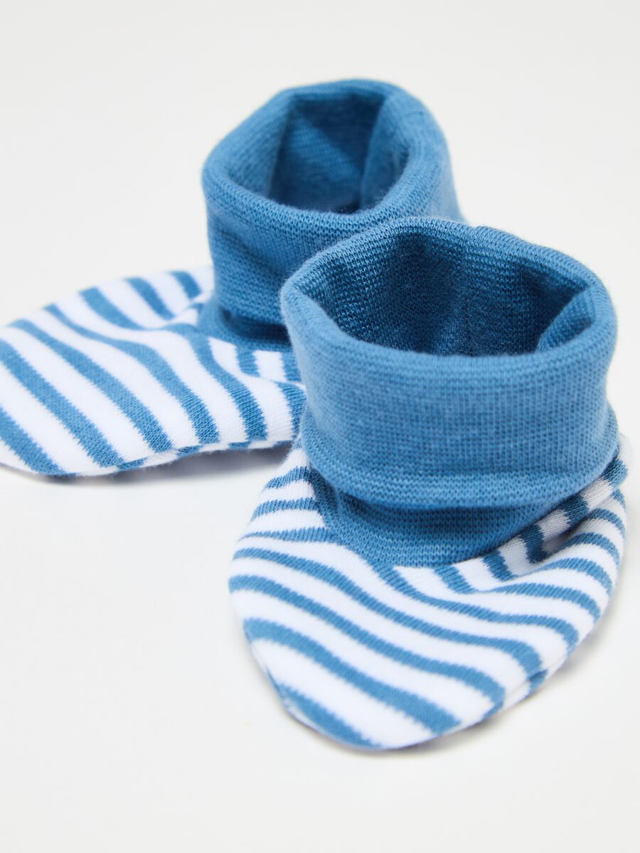 Organic cotton shoes and hat set_1