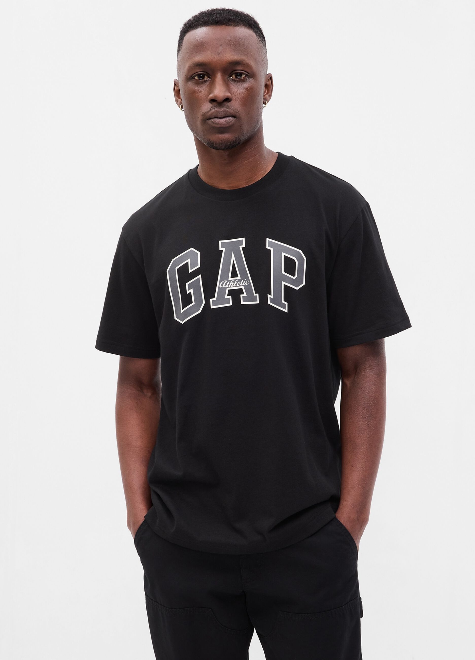 Black Short Sleeve Cotton T-shirt
