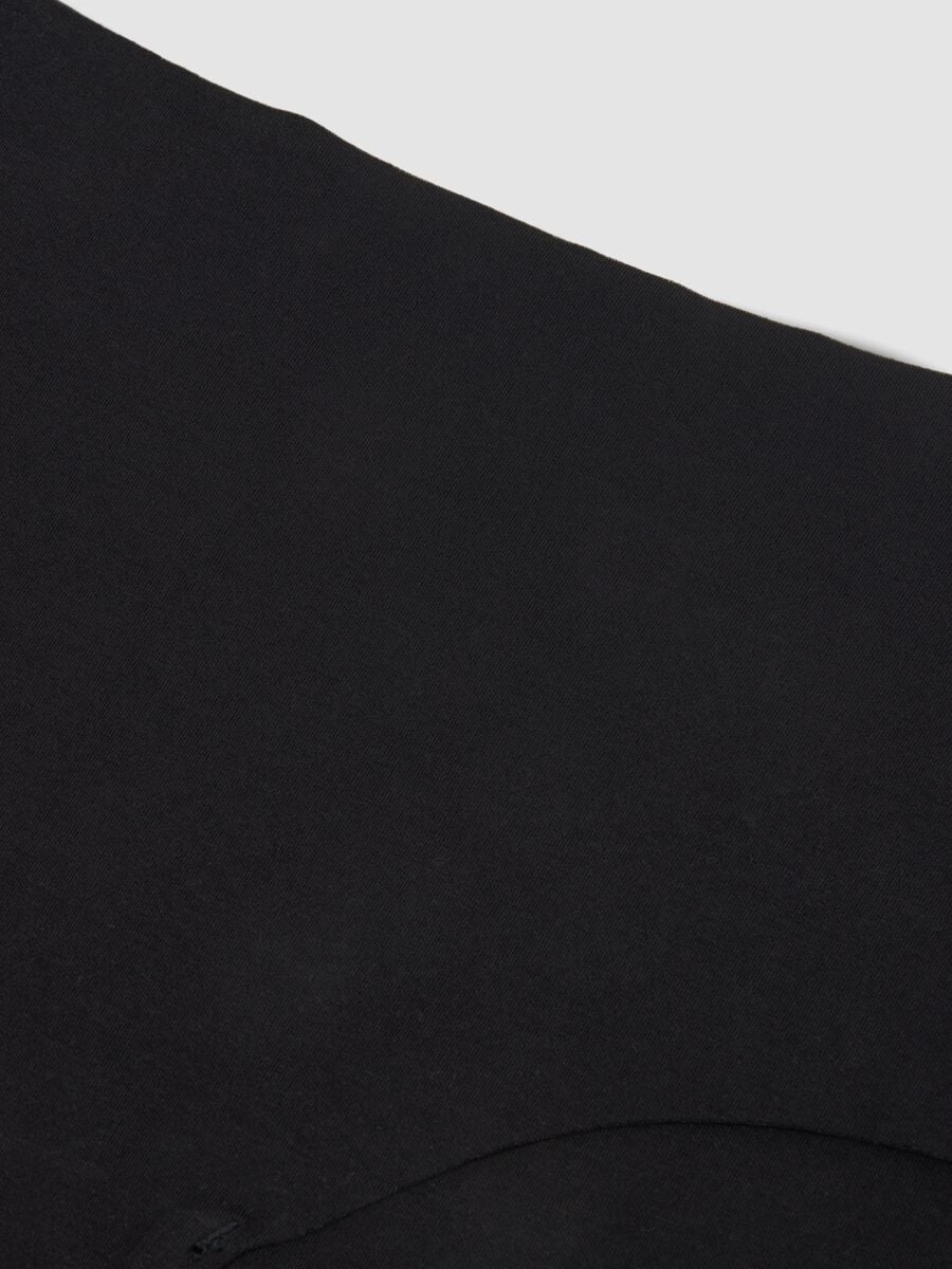 Slip neri a vita alta in cotone organico elasticizzato_5