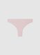 Pink cotton stretch Brazilian knickers, regular fit_4