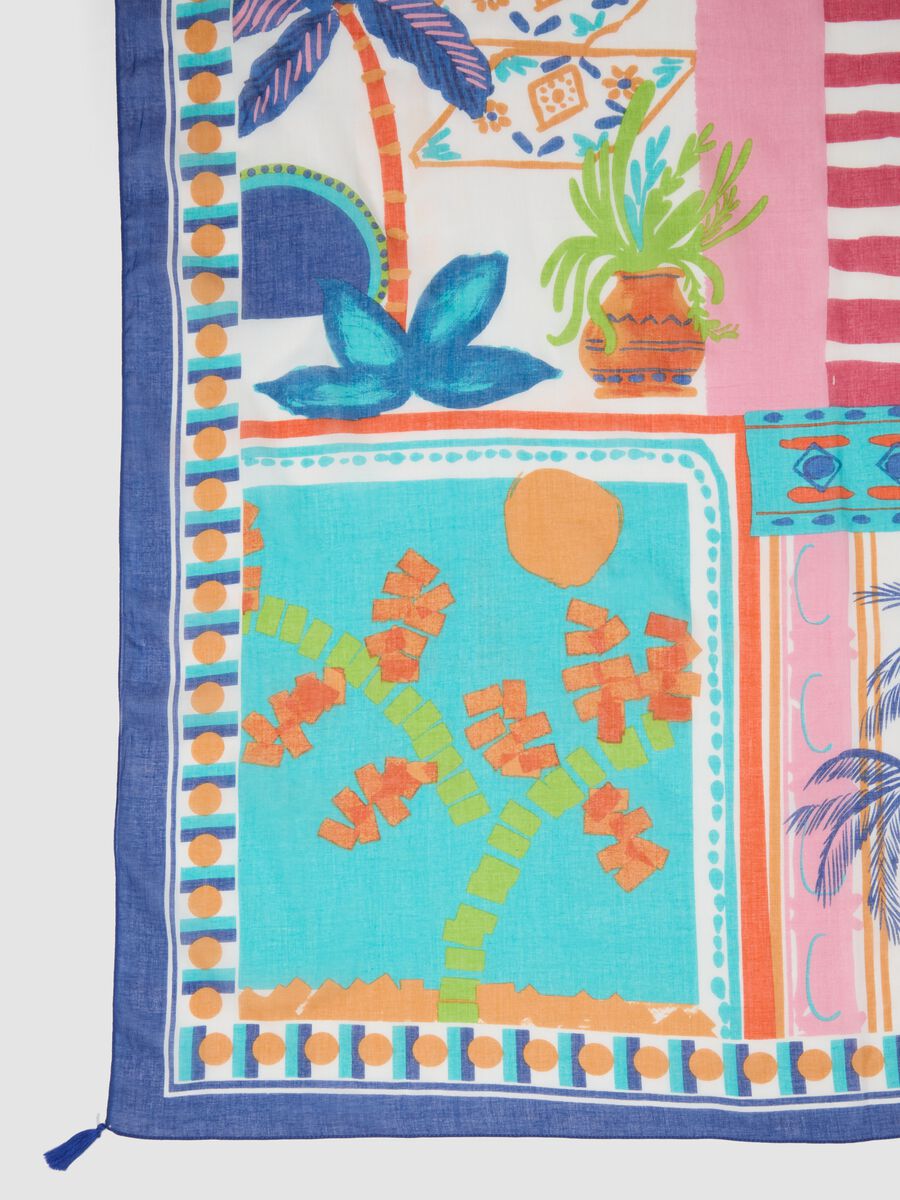 Multicoloured pure cotton pareo_2