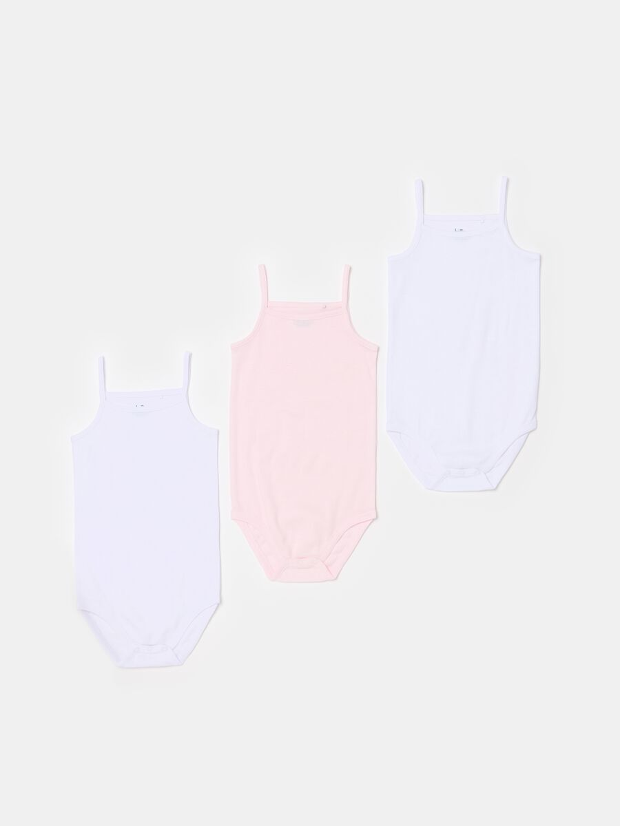 Three-pack bodysuit in organic cotton_0