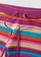 Multicolour striped pure cotton crochet shorts_5
