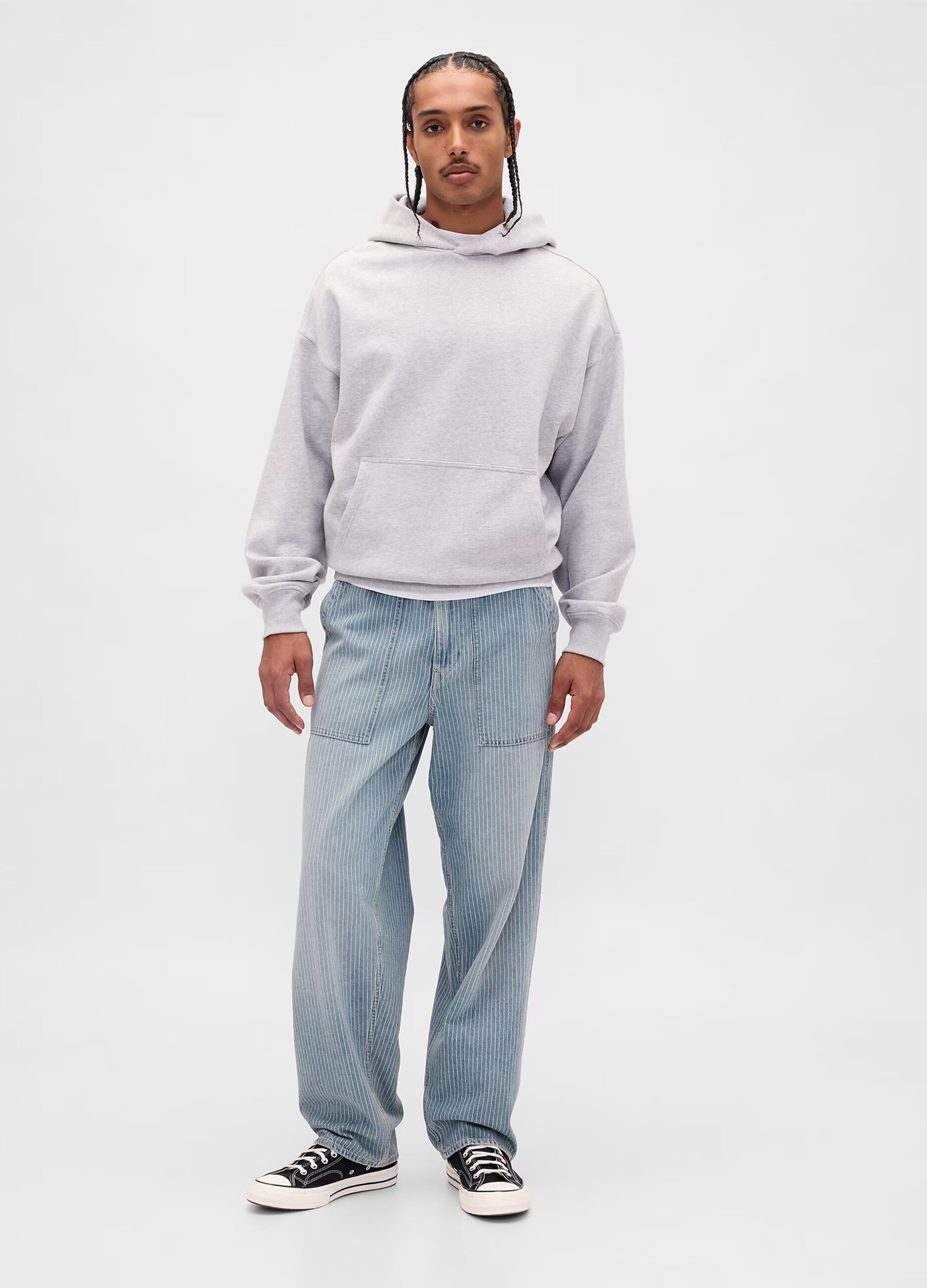 &Tau;&zeta;&iota;&nu; baggy &alpha;&pi;ό &kappa;&alpha;&theta;&alpha;&rho;ό &mu;&pi;&lambda;&epsilon; &beta;&alpha;&mu;&beta;ά&kappa;&iota; regular fit &mu;&epsilon; &pi;έ&nu;&tau;&epsilon; &tau;&sigma;έ&pi;&epsilon;&sigmaf;