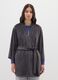 Grey stretch chenille robe_1