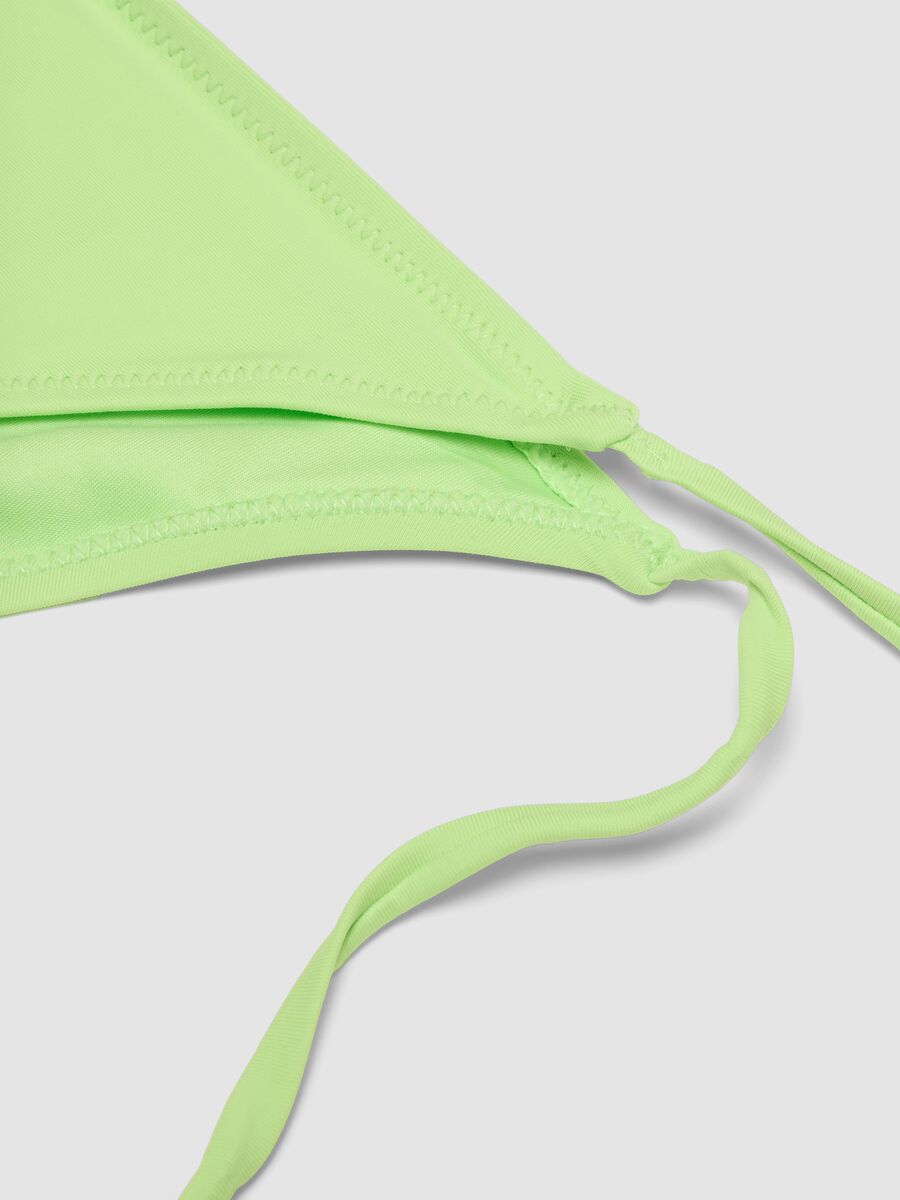 Green triangle bikini in stretch fabric_3