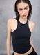 Schwarzes Tanktop mit Rundhalsausschnitt_2