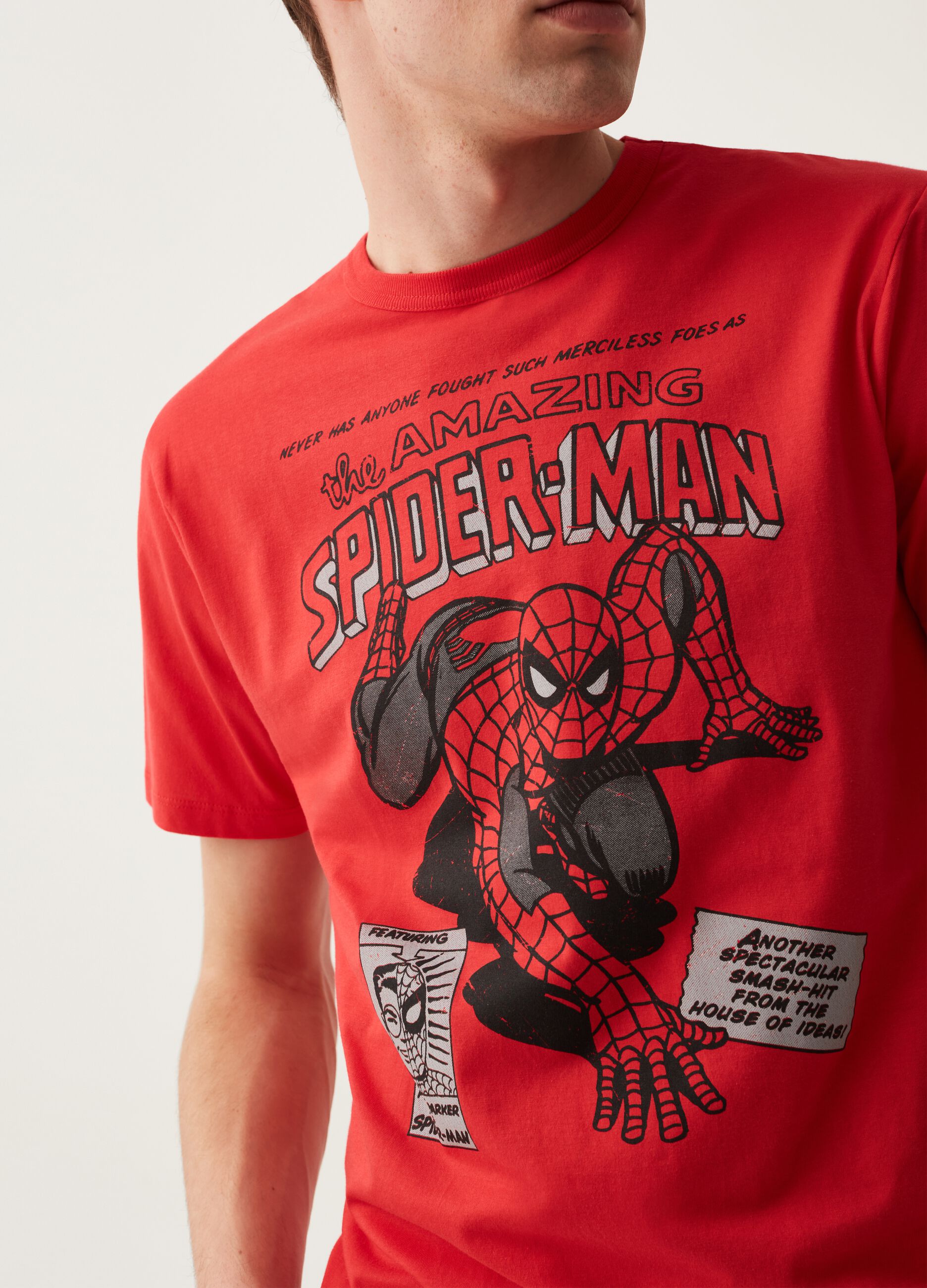 Camiseta con estampado Spider-Man