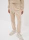 Beige organic cotton joggers, regular fit, for boys_2