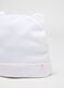 White Stretch Cotton Baby Hat with Ears_2