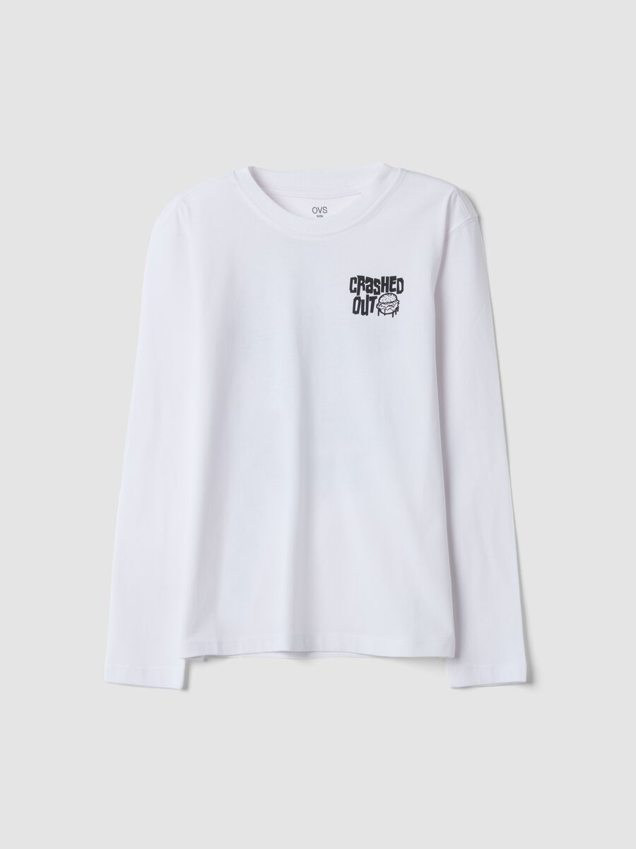 &Lambda;&epsilon;&upsilon;&kappa;ό T-shirt &alpha;&pi;ό 100% &omicron;&rho;&gamma;&alpha;&nu;&iota;&kappa;ό &beta;&alpha;&mu;&beta;ά&kappa;&iota;, relaxed &epsilon;&phi;&alpha;&rho;&mu;&omicron;&gamma;ή, &mu;&epsilon; &sigma;&tau;ά&mu;&pi;&alpha;_0