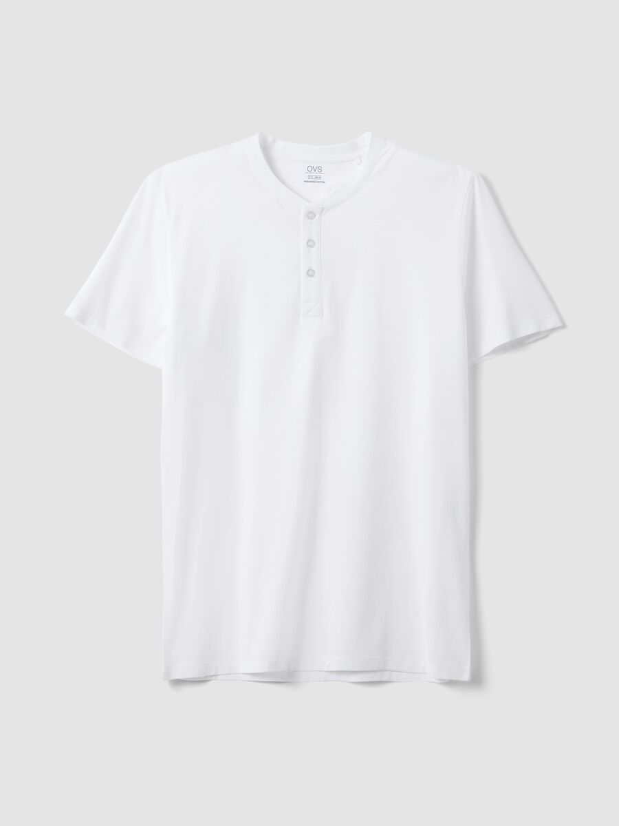 White pure cotton regular-fit T-shirt_4