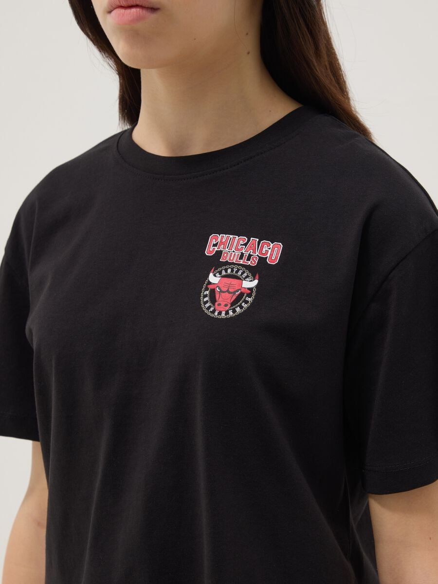 Camiseta negra de algod&oacute;n puro de manga corta_2