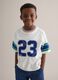 Kids' regular fit multicolour pure cotton T-shirt_0