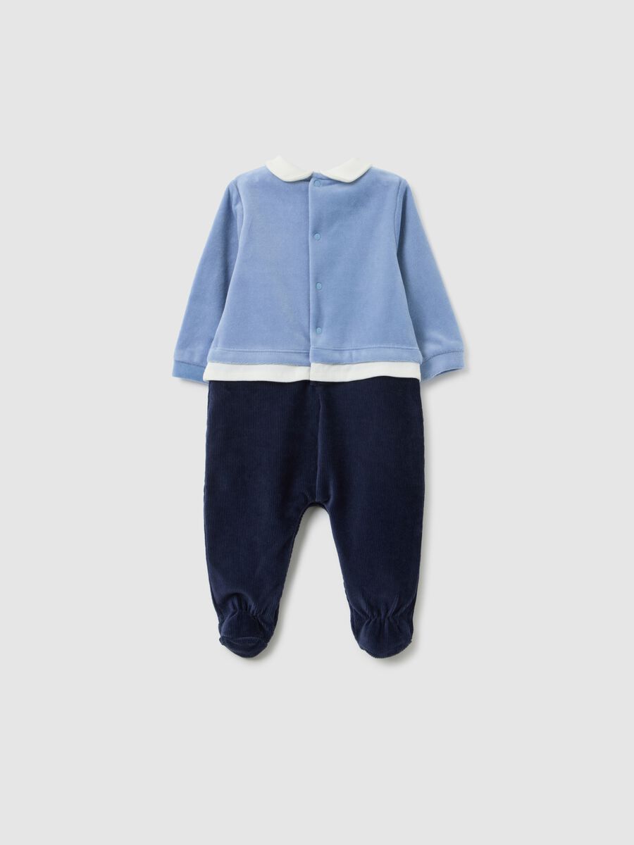 Bunte Neugeborenenanzug mit langen Ärmeln aus Baumwollmischung_1