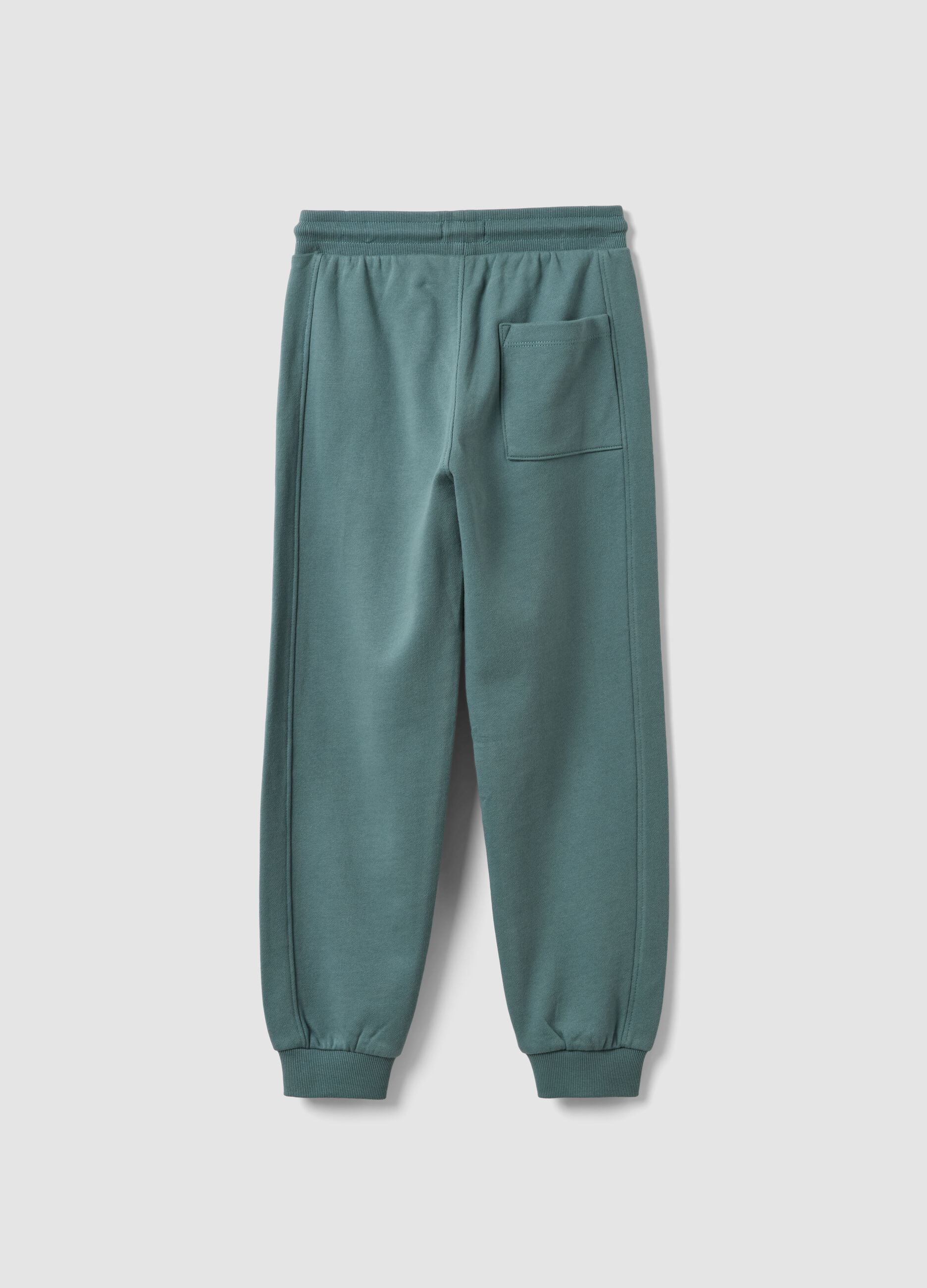 Blaue Jogger aus Bio-Baumwolle