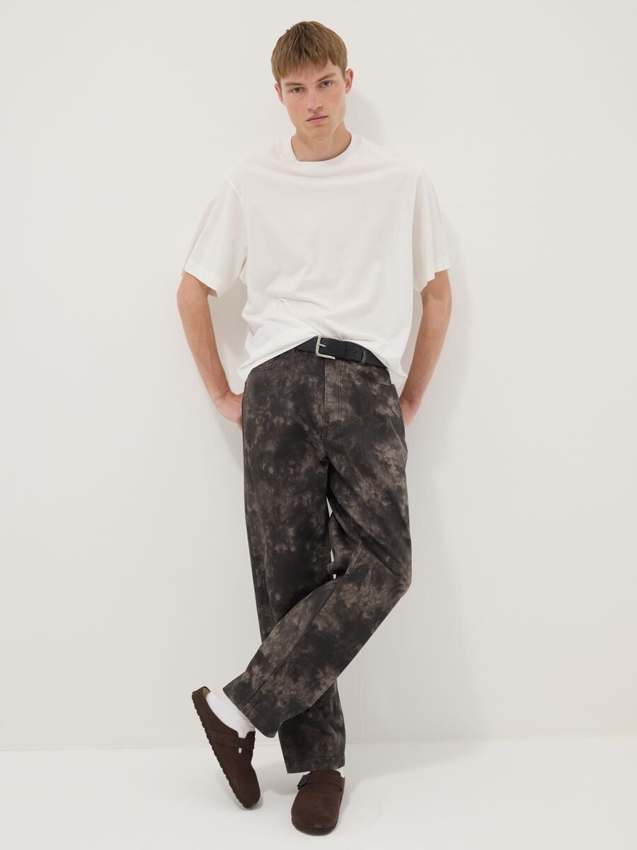 White short-sleeve T-shirt in pure cotton_2
