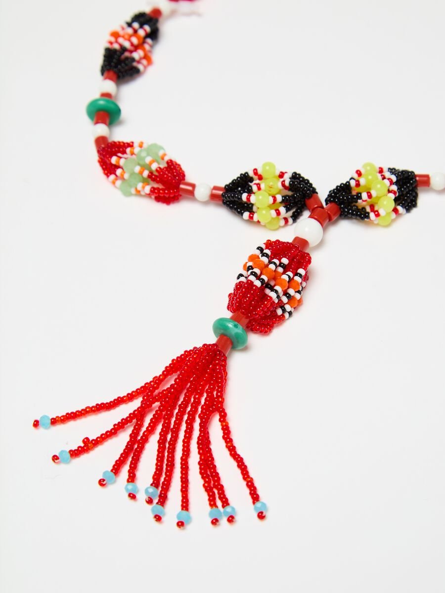 Multi-colour bead necklace_2
