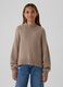 Oversized pullover with mock neck_0