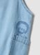 Sky Blue Pure Cotton Dungarees_3