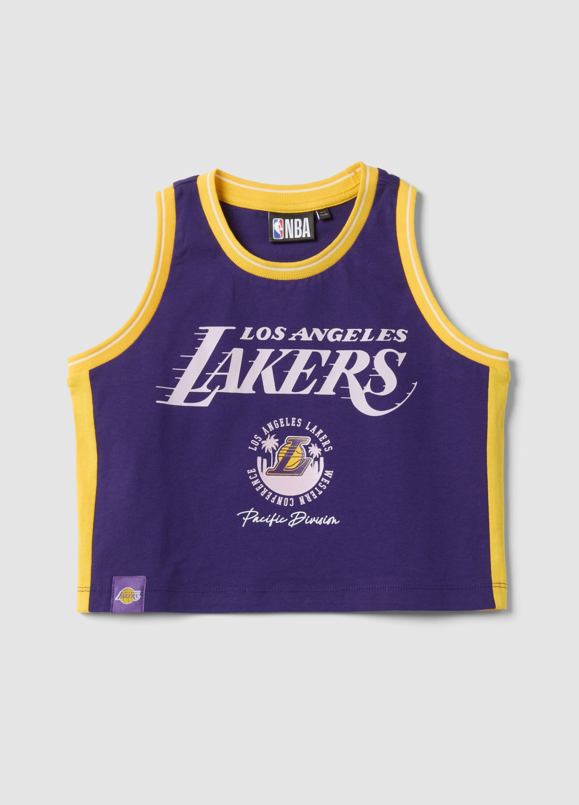 Top sem mangas roxo em algod&atilde;o puro