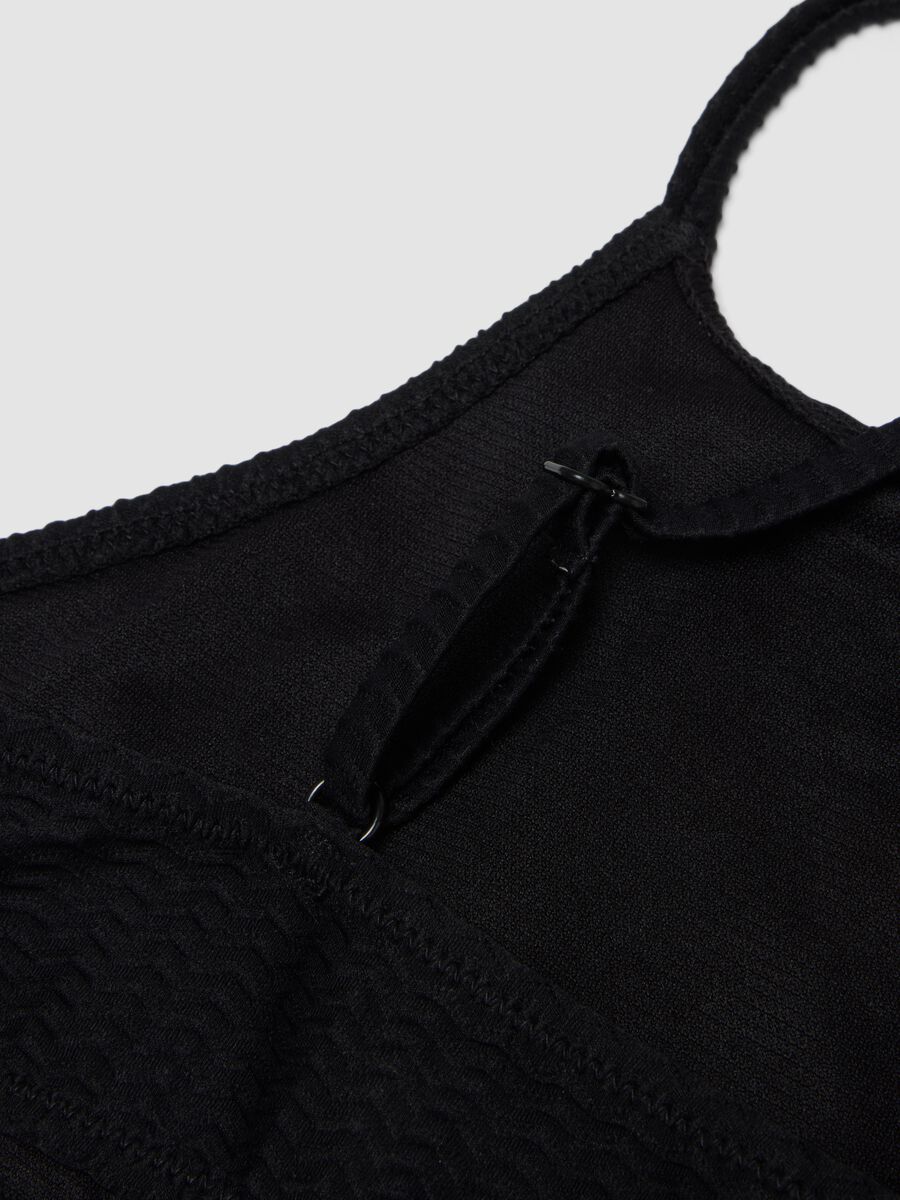 Black textured stretch-fabric bikini_2