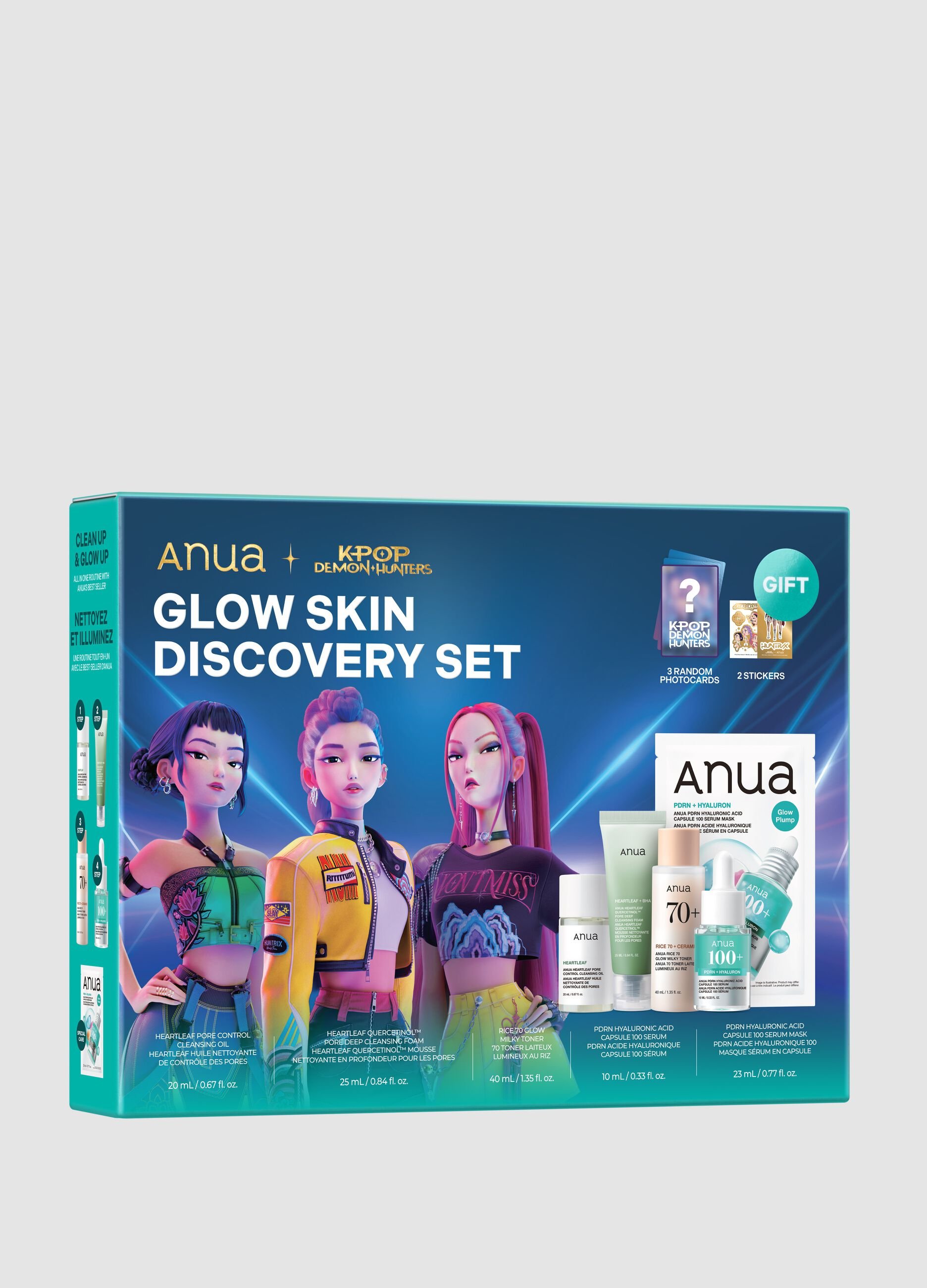 Glow Skin Discovery Set | Anua K-Pop Demon Hunters