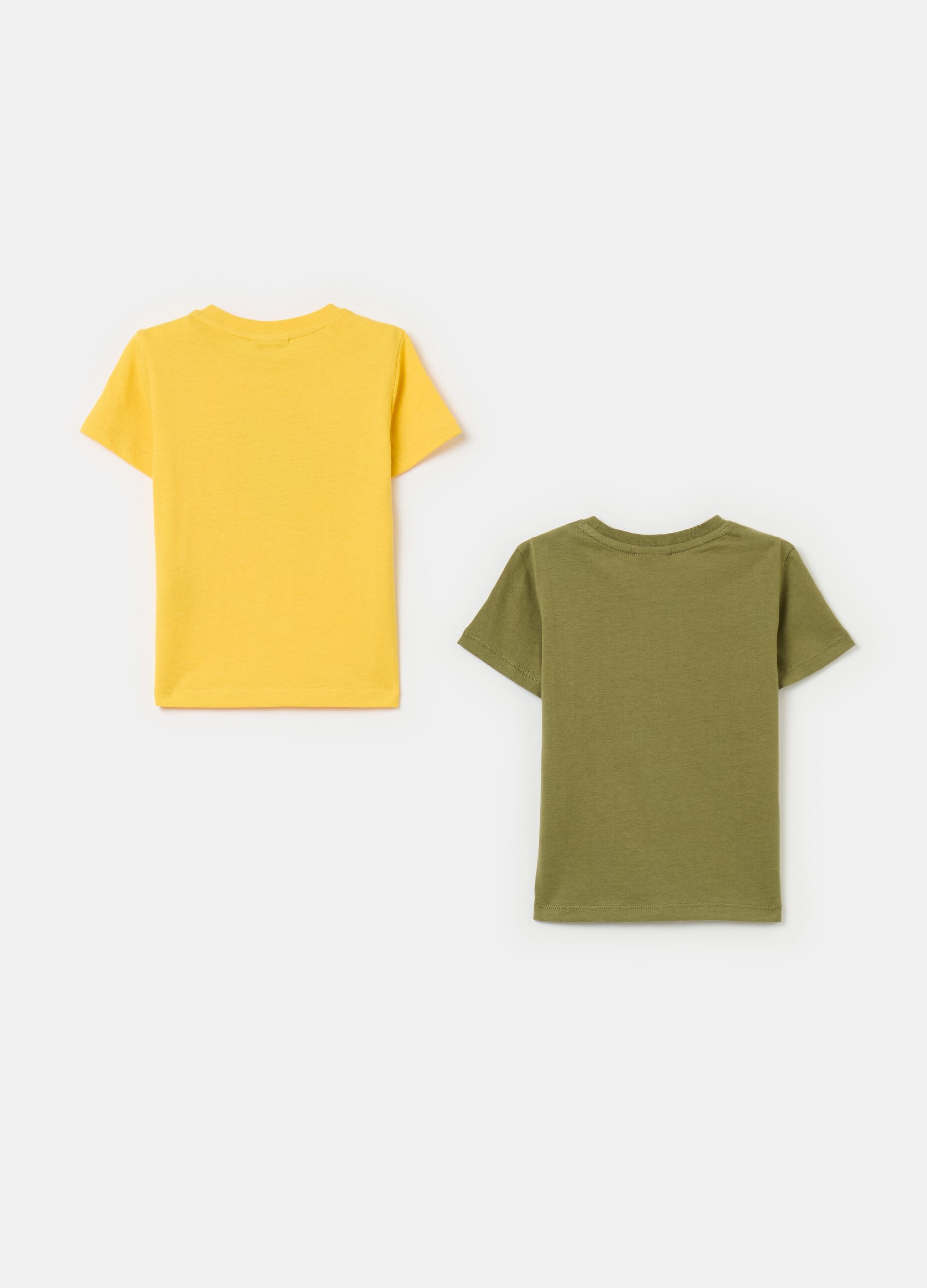 Two-pack T-shirts in cotton with print