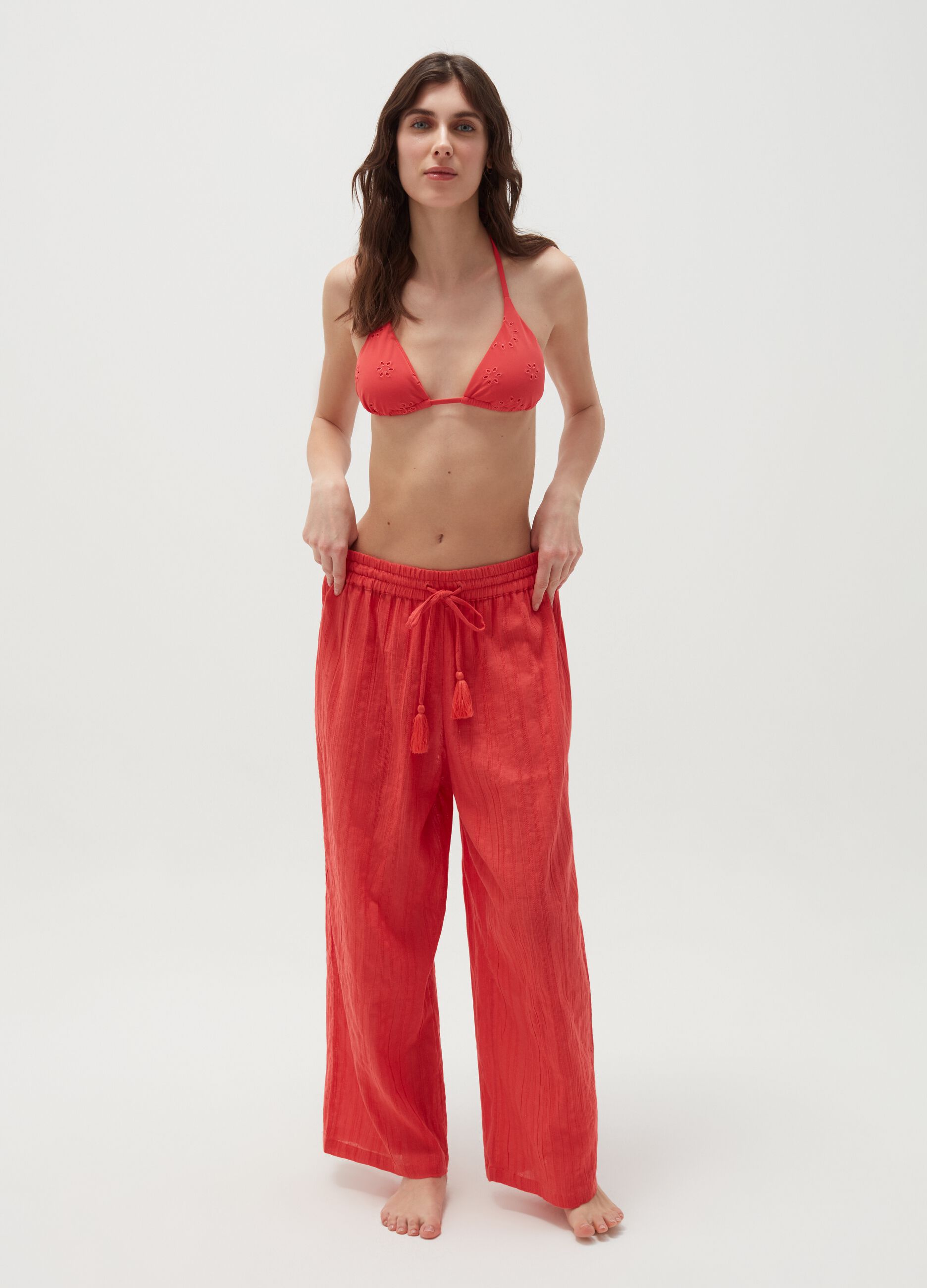 Beach cover-up trousers