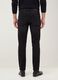 Black regular-fit jeans in a cotton, lyocell and viscose blend_2