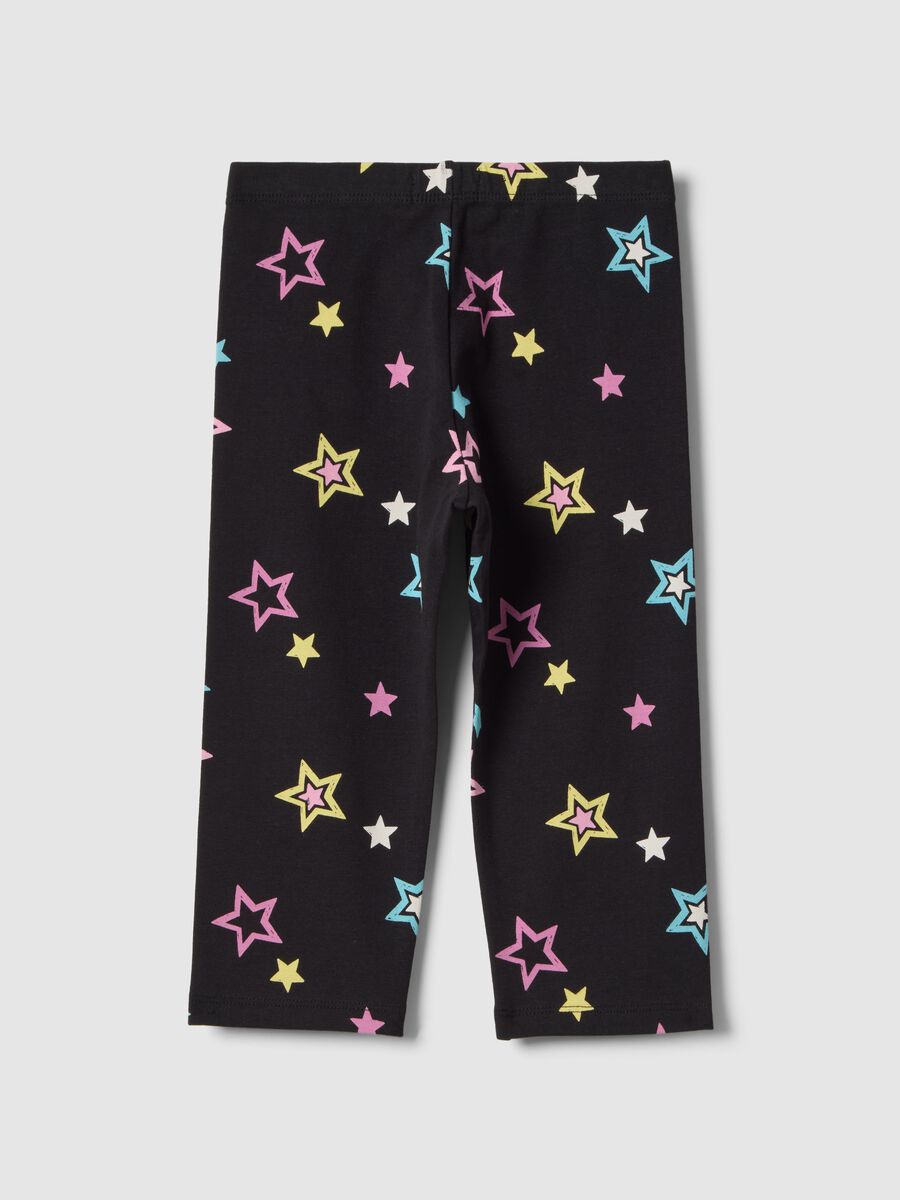 Black Girls' Skinny Organic Cotton Stretch Leggings_1