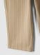 Beige gestreifte Kinderhose aus reiner Baumwolle, regular fit_3