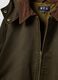 Green cotton-blend parka with detachable hood_1