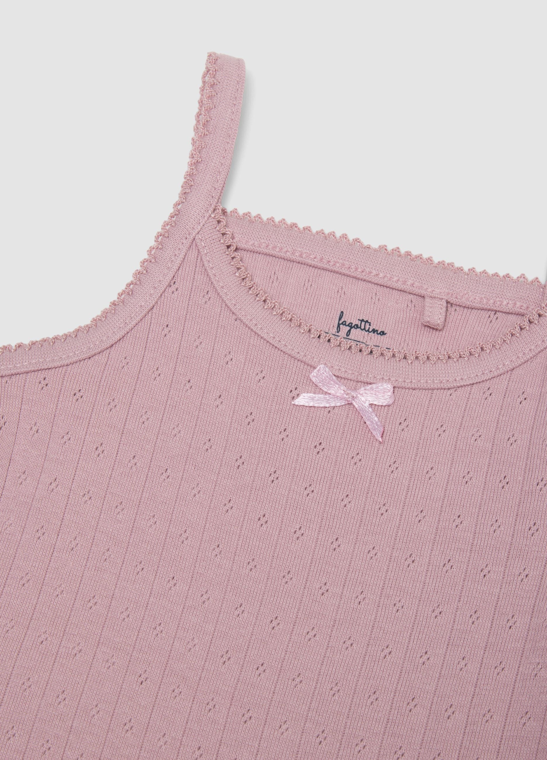 2-pack of pink organic cotton bodysuits for baby girls