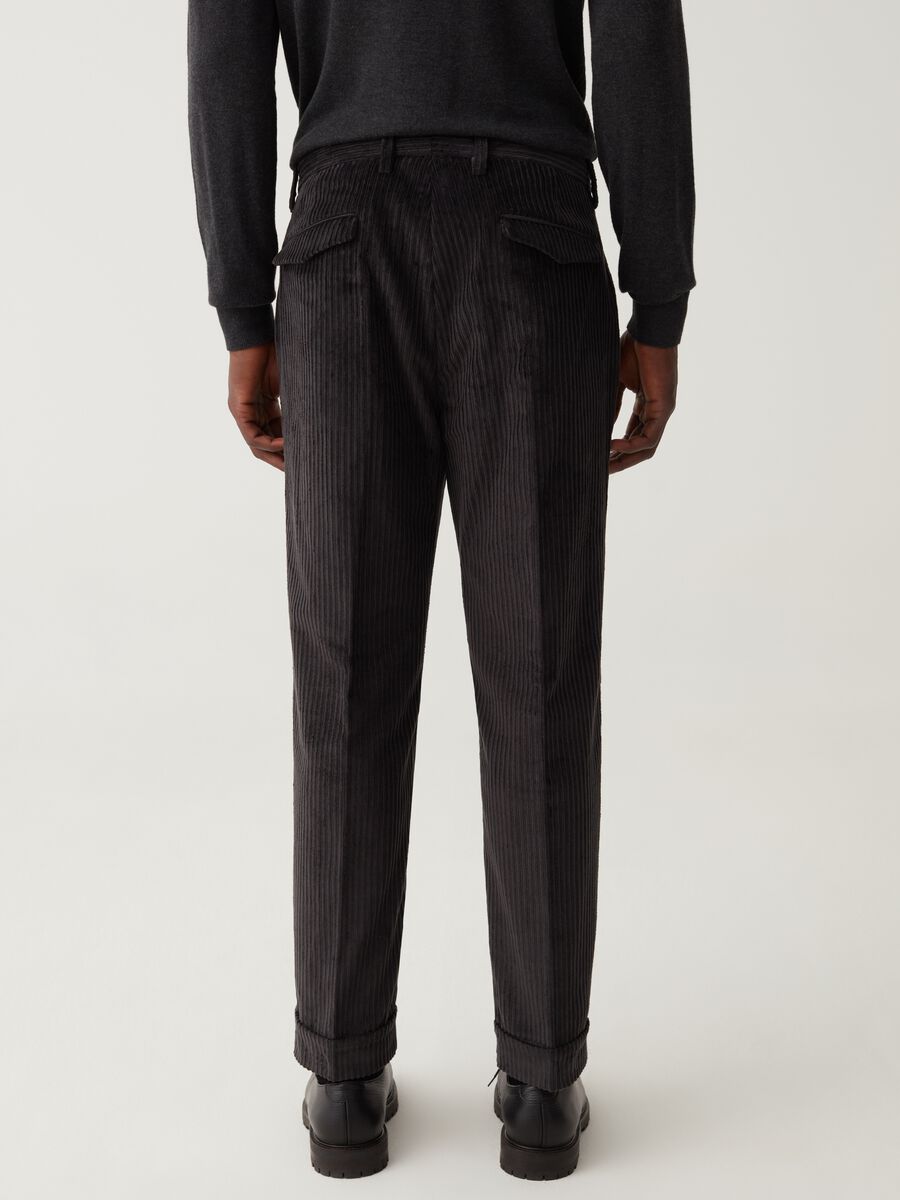 The Perfect Item chino trousers in ribbed velvet_2