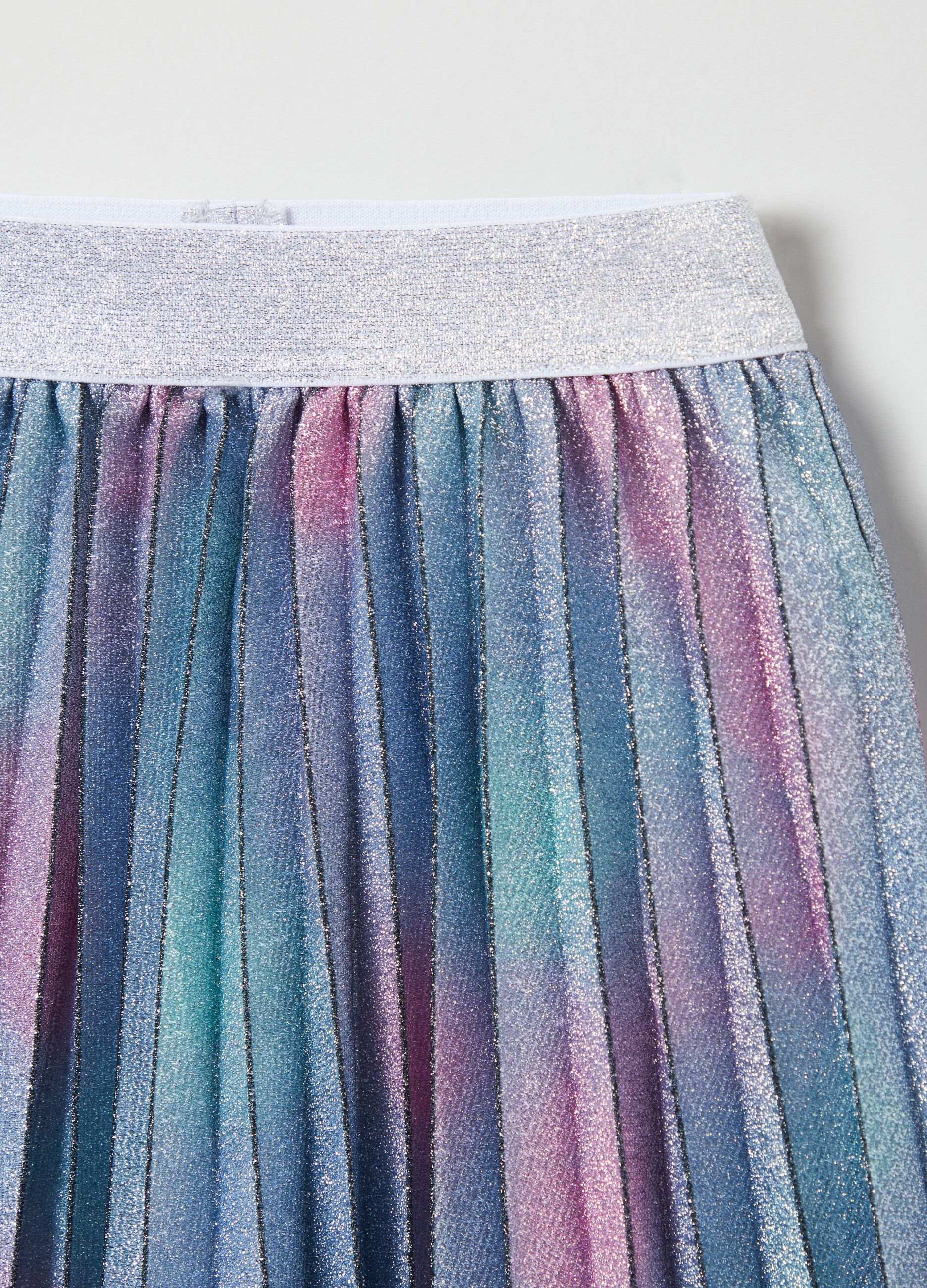 Pleated skirt with lurex_2