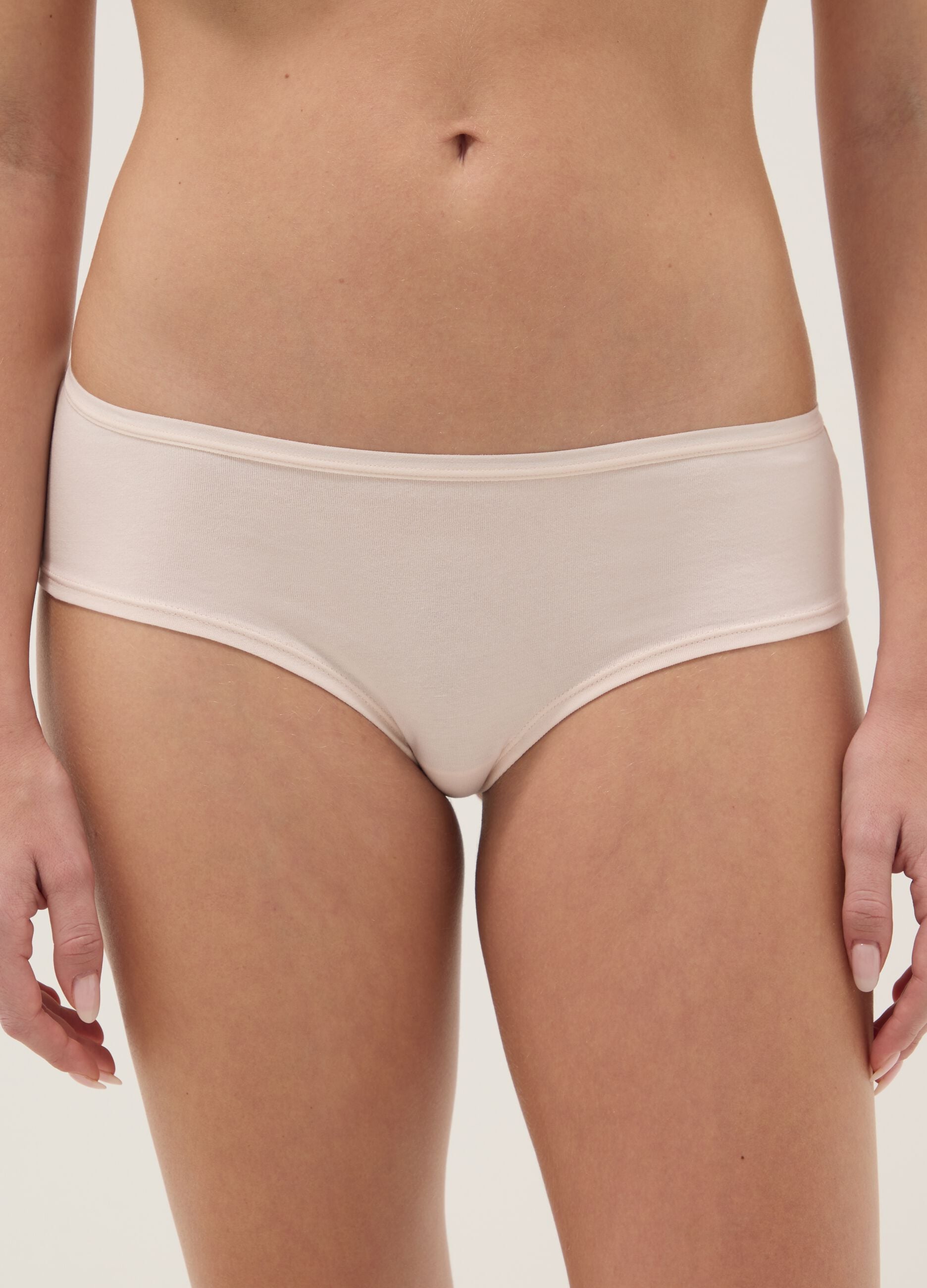 Multipack elasticated cotton multicolour regular fit briefs