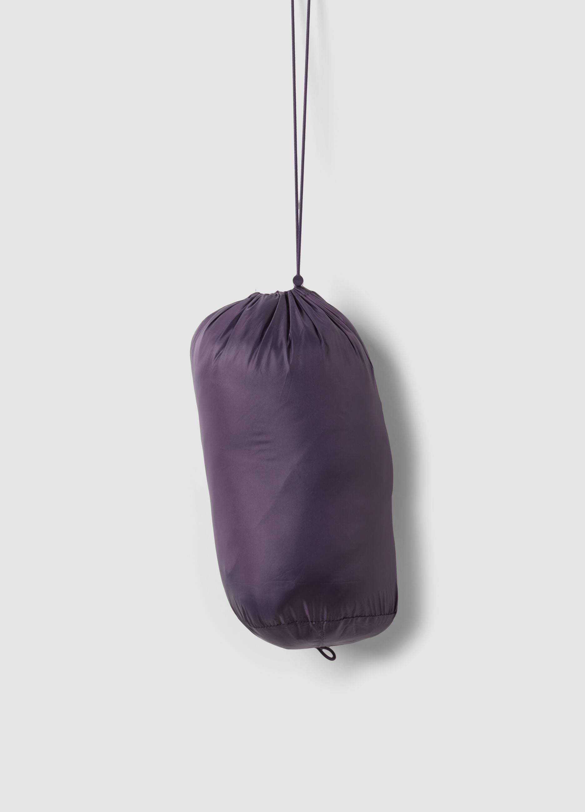 Purple Ultralight Quilted Jacket with Hood and Zip