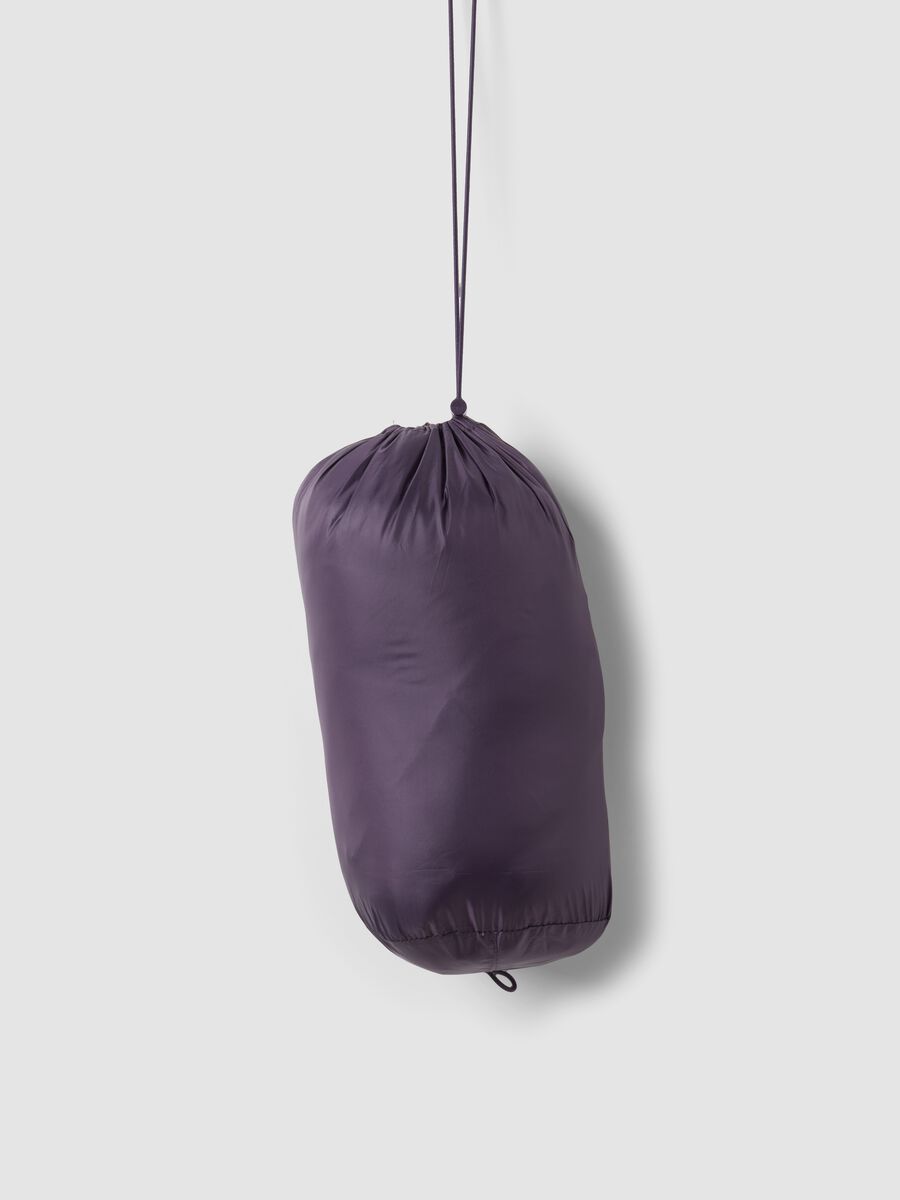Purple Ultralight Quilted Jacket with Hood and Zip_2