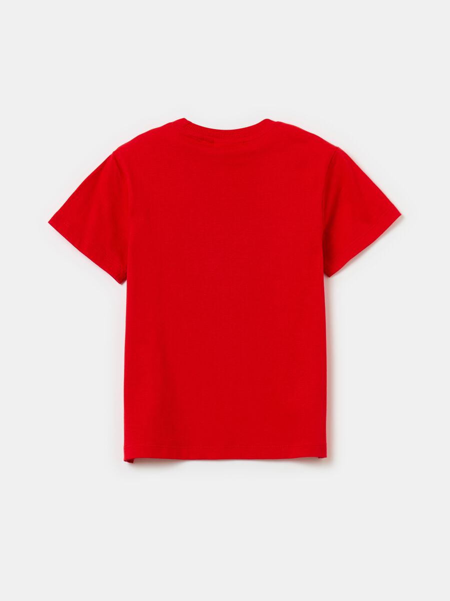 Cotton T-shirt with Yoshi print_1
