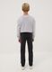 Boys&rsquo; black denim stretch-cotton jeans, regular fit_1
