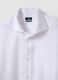 White regular-fit pure cotton shirt with cutaway collar_2
