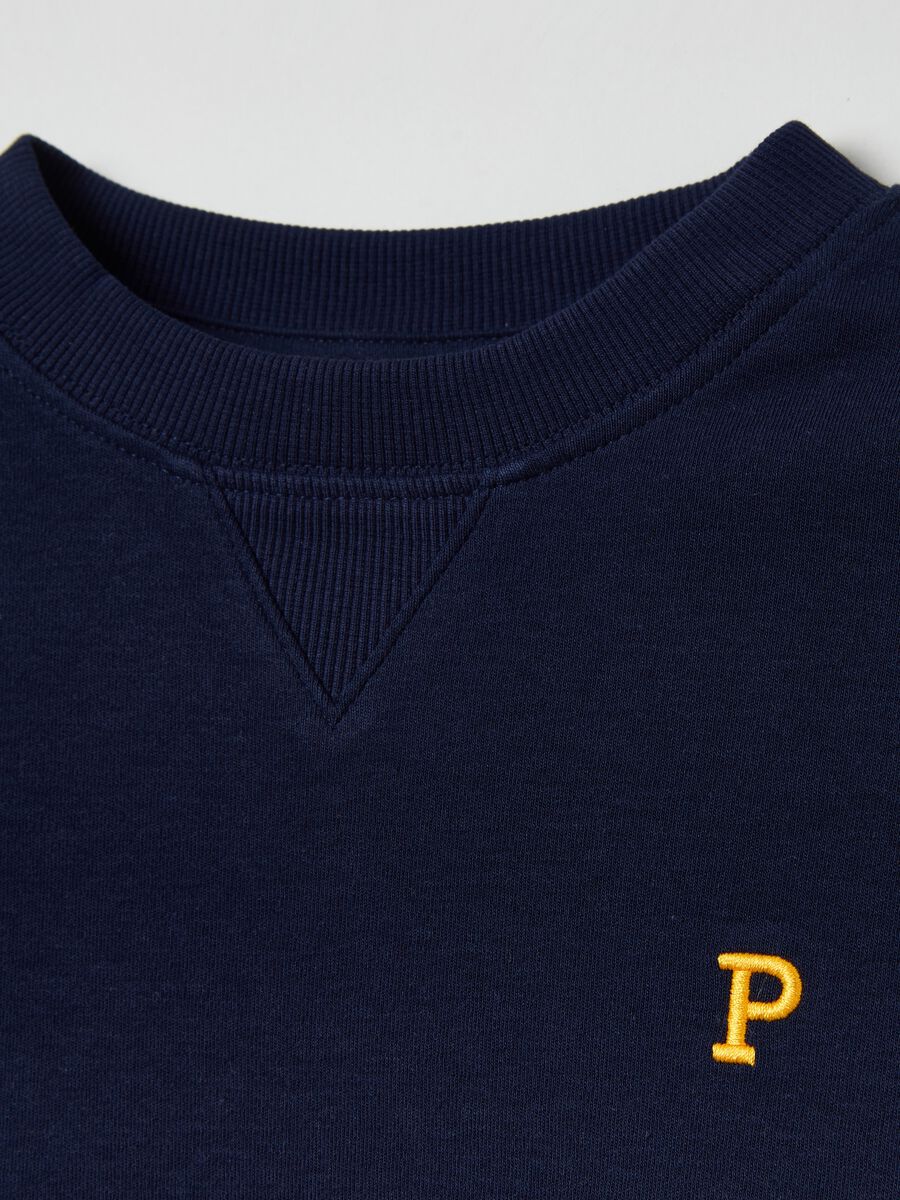 French Terry sweatshirt with logo embroidery_5