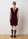 Red Velvet Sleeveless Slim Fit Dress_2