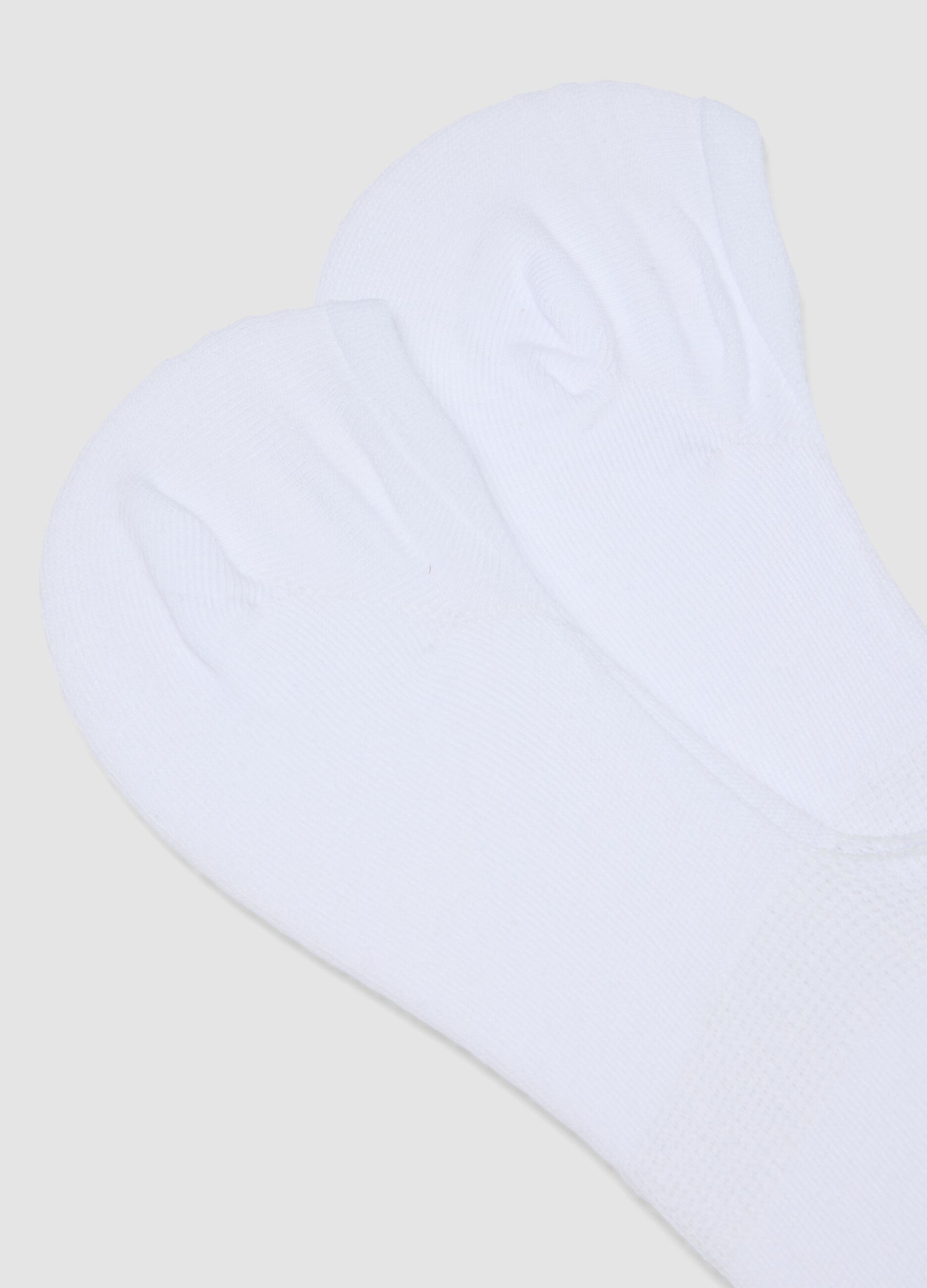 5-pack of white stretch organic cotton socks