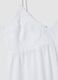 White organic cotton nightdress with straps_5