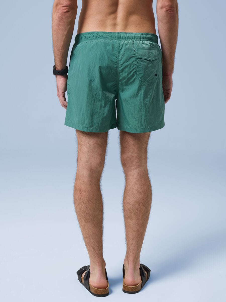 Gr&uuml;ne Boxer-Badeshorts ALTAVIA SAILNG mit elastischem Bund_2