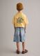 Baggy pure cotton blue shorts for boys_2