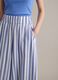 Multicolour striped skirt in a viscose-linen blend_3